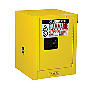 Sure-Grip EX Countertop Flammable Safety Cabinet, Cap. 4 gallons, 1 shelf, 1 m/c door