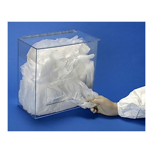 Bouffant Cap Dispenser with Lid and Front Opening, 12" w x 12" h x 6"d