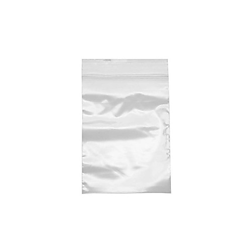 Clear Polyethylene Bags, Zip Lock Style, 4.0 mil, Double Bagged