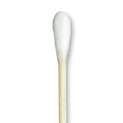 Cotton Tip Swab, Extra Large, Wooden Shaft, 6"