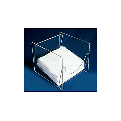 Cleanroom Wiper Dispenser, PETG, Wall Mountable with Lid