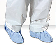 Critical Cover  AquaTrak  Shoe Covers, Seamless Sole, Surged Seams, Blue, 2X-Large