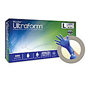 Ultraform Powder-Free Nitrile Exam Gloves, Vibrant Blue