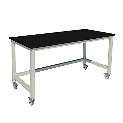 Fixed Height Heavy Duty Steel Tables with Phenolic Work Surfaces and