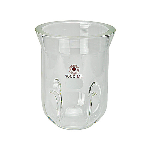 Reaction Flask, Cylindrical, with Indents