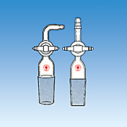 Adapter, Stopcock, Hose connection, PTFE plug