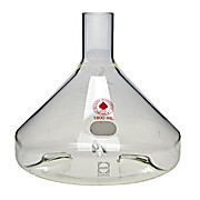 Wilmad-LabGlass Proculture Fernbach Shaker Flasks Side Baffles GL45 Screw Cap Closure 2800 mL