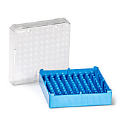 100 Place Blue Polycarb Freezer Box for 1.0/2.0ml Tubes