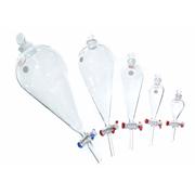Squibb Separatory Funnels with PTFE Plug