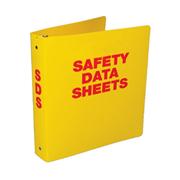 Yellow Safety Data Sheet Binders