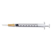 1mL BD Syringe/Needle Combination, Slip Tip