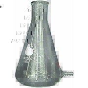Narrow Mouth 1000mL Capacity Case of 6 Bellco Glass DeLong 2510-01000 Borosilicate Glass Graduated Culture Flask with Stainless Steel Closure 