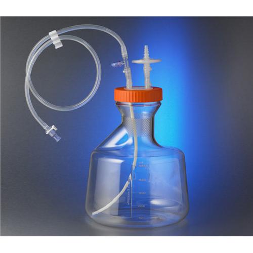 5L Erlenmeyer Flasks with Aseptic Transfer Caps